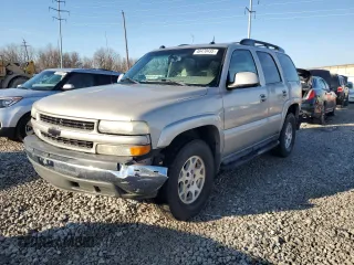 2005 Chevrolet Tahoe Z71 with VIN 1GNEK13T55R102982, listed as a Copart auction lot 46470435 with 216,197 mi miles and Salvage Title. Bid and sale history available at carsss.com. Image 1.