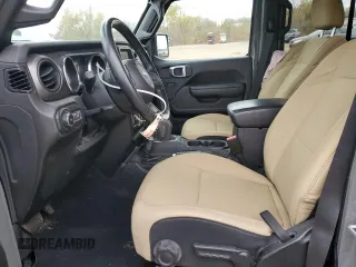 2022 Jeep Wrangler Unlimited Willys with VIN 1C4HJXDN7NW156538, listed as a Copart auction lot 79195464 with 87,081 mi miles and Salvage Title. Bid and sale history available at DreamBid. Image 7.