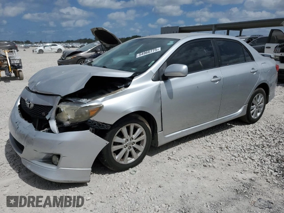 2010 Toyota Corolla with VIN 2T1BU4EE2AC486911, listed as a Copart auction lot 54966775 with 186,877 mi miles and Clean Title. Bid and sale history available at carsss.com. Image 1.