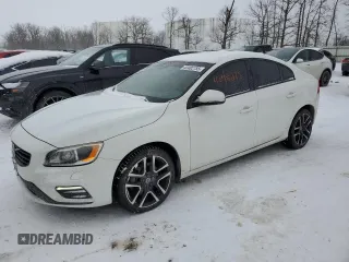 2017 Volvo S60 Dynamic with VIN YV140MTL1H2437319, listed as a Copart auction lot 43482755 with 56,791 mi miles and Salvage Title. Bid and sale history available at carsss.com. Image 1.