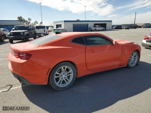 2021 Chevrolet Camaro 1LS with VIN 1G1FB1RXXM0130988, listed as a Copart auction lot 77682404 with 46,747 mi miles and Salvage Title. Bid and sale history available at carsss.com. Image 3.