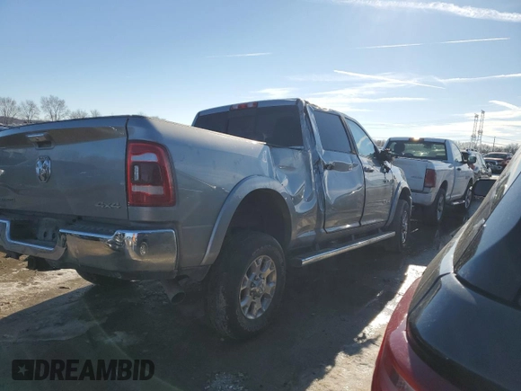 2021 Ram 2500 Laramie с VIN 3C6UR5FL6MG654144, выставлен на аукционе Copart как лот 88989575 с пробегом Не указан миль и Списание • Salvage title. История ставок и продаж доступна на DreamBid. Изображение 3.
