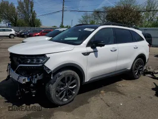 2023 Kia Sorento SX z VIN 5XYRKDLF5PG228461, wystawiony jako Copart lot #54006945 z przebiegiem 19 112 mil mil oraz Szkoda całkowita • Salvage title. Historia ofert i sprzedaży dostępna na DreamBid. Obrazek 1.