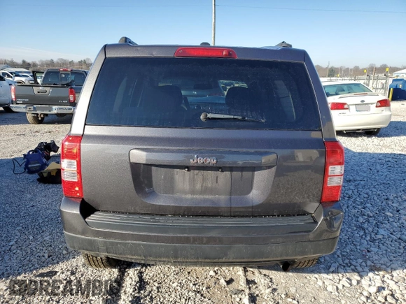 2017 Jeep Patriot Sport SE with VIN 1C4NJPBAXHD122645, listed as a Copart auction lot 45347355 with 74,322 mi miles and Salvage Title. Bid and sale history available at carsss.com. Image 6.