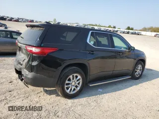 2018 Chevrolet Traverse LS with VIN 1GNEVLKW3JJ200822, listed as a Copart auction lot 69265254 with 128,829 mi miles and Salvage Title. Bid and sale history available at carsss.com. Image 3.