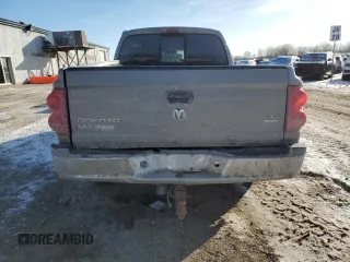 2006 Dodge Dakota SLT with VIN 1D7HW48N56S518438, listed as a Copart auction lot 44543645 with 176,626 mi miles and Salvage title. Bid and sale history available at DreamBid. Image 6.