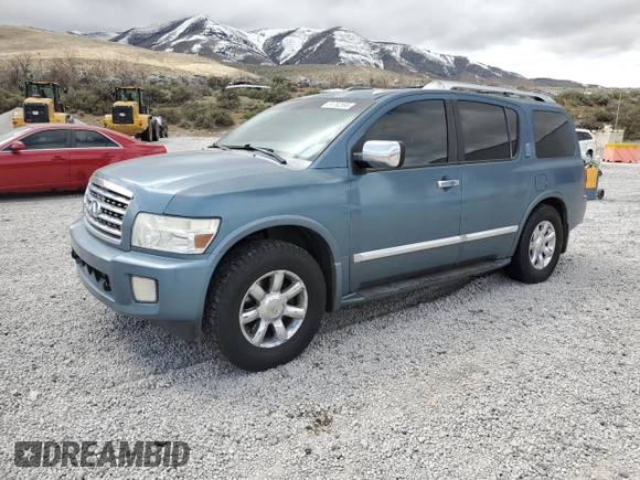 2008 Infiniti QX56 with VIN 5N3AA08C58N906100, listed as a Copart auction lot 51782595 with 268,502 mi miles and Salvage Title. Bid and sale history available at DreamBid. Image 1.