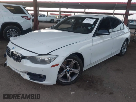 2014 BMW 3 Series 328d with VIN WBA3D3C51EF099116, listed as a IAAI auction lot 42121233 with Not Provided miles and . Bid and sale history available at carsss.com. Image 2.