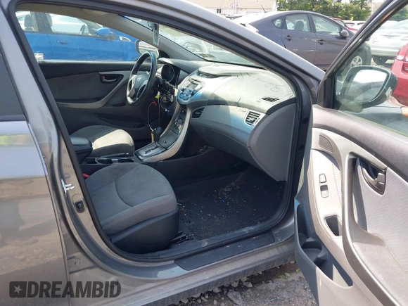 2013 Hyundai Elantra GLS with VIN 5NPDH4AE5DH360708, listed as a IAAI auction lot 41458823 with 109,557 mi miles and . Bid and sale history available at DreamBid. Image 5.