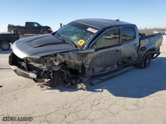 2022 Chevrolet Colorado 4WD ZR2 with VIN 1GCGTEEN4N1277825, listed as a Copart auction lot 43356625 with 0 mi miles and Salvage Title. Bid and sale history available at carsss.com. Image 1.