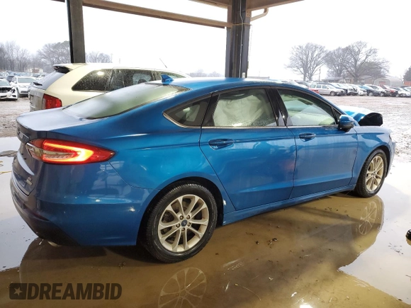 2020 Ford Fusion SE with VIN 3FA6P0HD7LR140540, listed as a Copart auction lot 44694805 with 70,596 mi miles and Salvage Title. Bid and sale history available at DreamBid. Image 3.