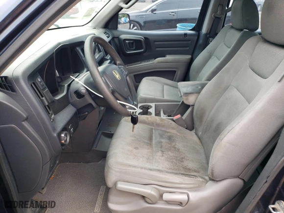 2010 Honda Ridgeline RT with VIN 5FPYK1F25AB004907, listed as a Copart auction lot 56617553 with 252,049 mi miles and Salvage Title. Bid and sale history available at carsss.com. Image 7.
