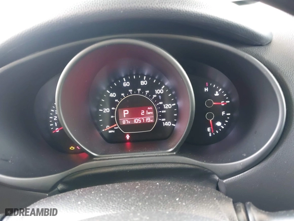 2017 Kia Soul with VIN KNDJN2A22H7497623, listed as a IAAI auction lot 41898439 with 105,719 mi miles. Bid and sale history available at carsss.com. Image 7.