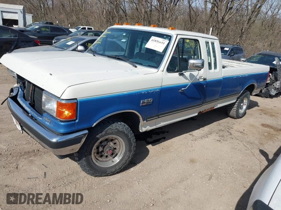 1991 Ford F-150 with VIN 1FTEX14H1MKB27955, listed as a IAAI auction lot 41856641 with 83,420 mi miles. Bid and sale history available at carsss.com. Image 2.