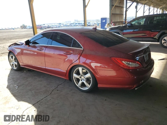 2014 Mercedes-Benz CLS-Class CLS 550 with VIN WDDLJ9BB4EA118234, listed as a Copart auction lot 46374625 with 70,913 mi miles and Salvage Title. Bid and sale history available at carsss.com. Image 2.