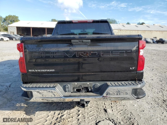 2021 Chevrolet Silverado 1500 LT with VIN 1GCPWCEK9MZ176975, listed as a Copart auction lot 77422934 with 39,027 mi miles and Salvage Title. Bid and sale history available at carsss.com. Image 6.