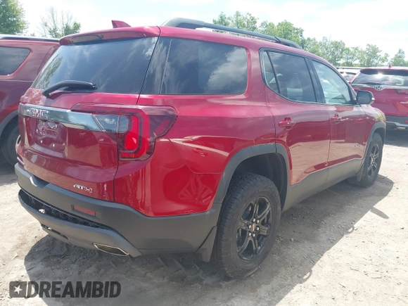 2023 GMC Acadia AT4 with VIN 1GKKNLLS3PZ128493, listed as a IAAI auction lot 42558106 with 20,296 mi miles and . Bid and sale history available at DreamBid. Image 4.