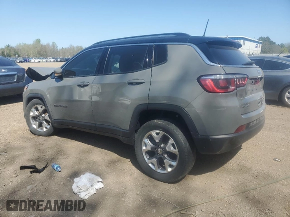 2019 Jeep Compass Limited с VIN 3C4NJDCB5KT693452, выставлен на аукционе Copart как лот 54512635 с пробегом 95 973 миль миль и Списание • Salvage title. История ставок и продаж доступна на DreamBid. Изображение 2.