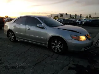 2009 Acura RL Tech Pkg with VIN JH4KB266X9C002410, listed as a Copart auction lot 85615504 with 192,840 mi miles and Salvage Title. Bid and sale history available at carsss.com. Image 4.