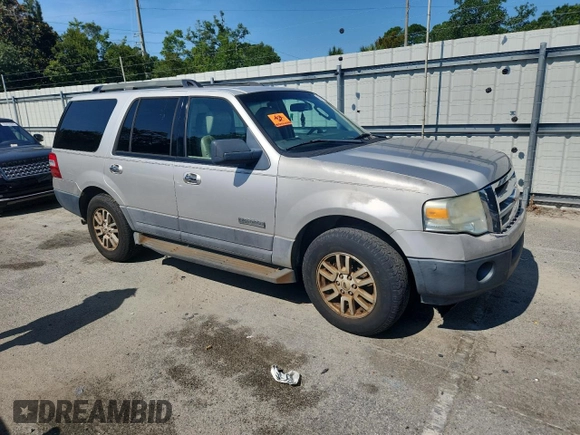 2007 Ford Expedition XLT with VIN 1FMFU15507LA51463, listed as a Copart auction lot 63819155 with 252,641 mi miles and Clean title. Bid and sale history available at DreamBid. Image 4.