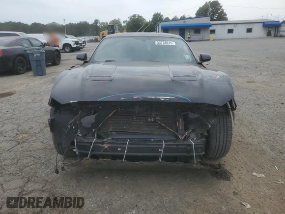 2020 Ford Mustang EcoBoost with VIN 1FA6P8THXL5167016, listed as a Copart auction lot 53703615 with 45,468 mi miles and Salvage Title. Bid and sale history available at carsss.com. Image 5.