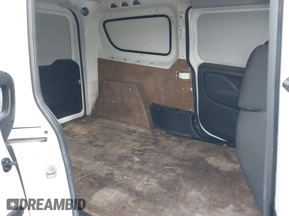 2021 Ram ProMaster City Cargo Tradesman with VIN ZFBHRFAB2M6T43801, listed as a IAAI auction lot 41312105 with 44,022 mi miles and . Bid and sale history available at DreamBid. Image 8.
