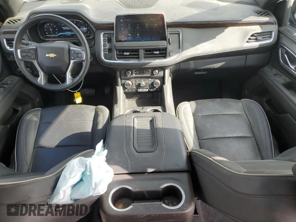 2023 Chevrolet Tahoe Premier with VIN 1GNSKSKL9PR455531, listed as a Copart auction lot 54576805 with Not provided miles and Salvage title. Bid and sale history available at DreamBid. Image 8.