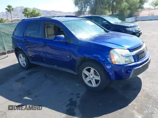 2006 Chevrolet Equinox LT z VIN 2CNDL63F266164339, wystawiony jako IAAI lot #42307771 z przebiegiem 192 927 mil mil oraz . Historia ofert i sprzedaży dostępna na DreamBid. Obrazek 1.