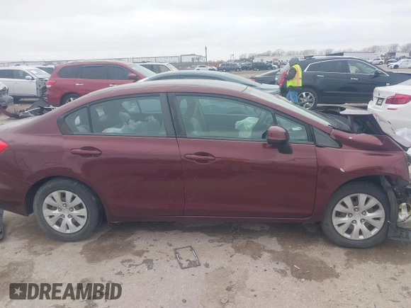 2012 Honda Civic LX z VIN 19XFB2F57CE386821, wystawiony jako IAAI lot #41568423 z przebiegiem 95 849 mil mil oraz . Historia ofert i sprzedaży dostępna na DreamBid. Obrazek 14.