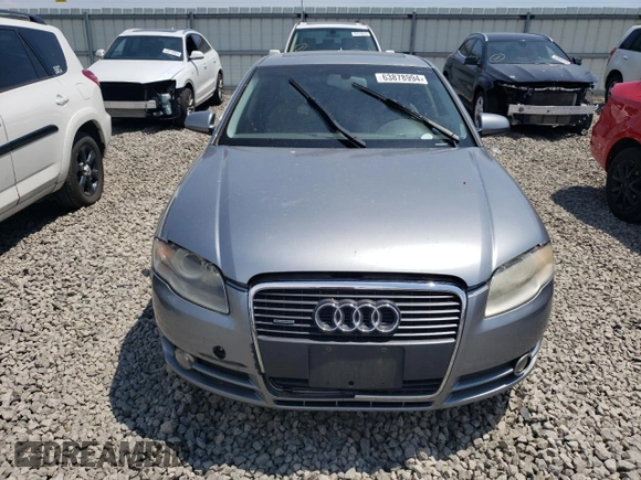 2005 Audi A4 3.2L with VIN WAUDG68E65A508231, listed as a Copart auction lot 63878994 with 0 mi miles and Clean Title. Bid and sale history available at carsss.com. Image 5.
