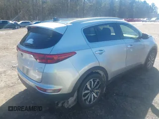 2017 Kia Sportage EX with VIN KNDPN3AC6H7237346, listed as a IAAI auction lot 41599545 with 74,151 mi miles. Bid and sale history available at carsss.com. Image 4.
