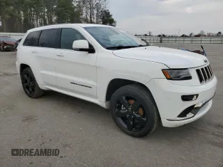 2015 Jeep Grand Cherokee High Altitude with VIN 1C4RJECG1FC160423, listed as a Copart auction lot 46043695 with 140,784 mi miles and Salvage Title. Bid and sale history available at carsss.com. Image 4.