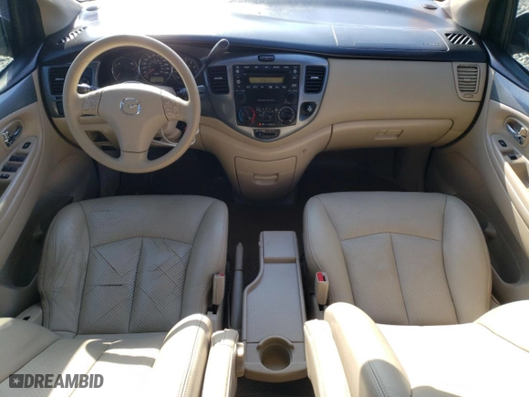 2006 Mazda MPV LX with VIN JM3LW28A160558427, listed as a Copart auction lot 45609385 with 183,491 mi miles and Clean Title. Bid and sale history available at carsss.com. Image 8.