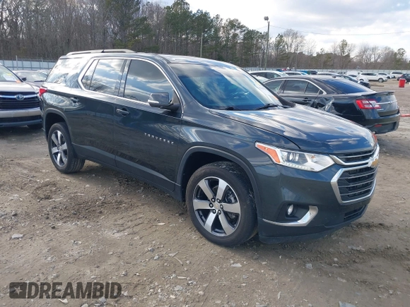 2021 Chevrolet Traverse LT z VIN 1GNERHKW7MJ212137, wystawiony jako IAAI lot #41420829 z przebiegiem 100 371 mil mil oraz . Historia ofert i sprzedaży dostępna na DreamBid. Obrazek 1.