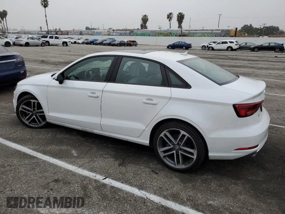 2018 Audi A3 Sedan Premium with VIN WAUAUGFF8J1092397, listed as a Copart auction lot 44392573 with 20,309 mi miles. Bid and sale history available at carsss.com. Image 2.