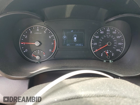 2017 Kia Optima LX with VIN 5XXGT4L35HG145886, listed as a Copart auction lot 63616595 with 105,242 mi miles and Salvage title. Bid and sale history available at DreamBid. Image 9.