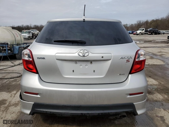2009 Toyota Matrix S with VIN 2T1LE40E49C007828, listed as a Copart auction lot 51839045 with 162,208 mi miles and Salvage Title. Bid and sale history available at carsss.com. Image 6.