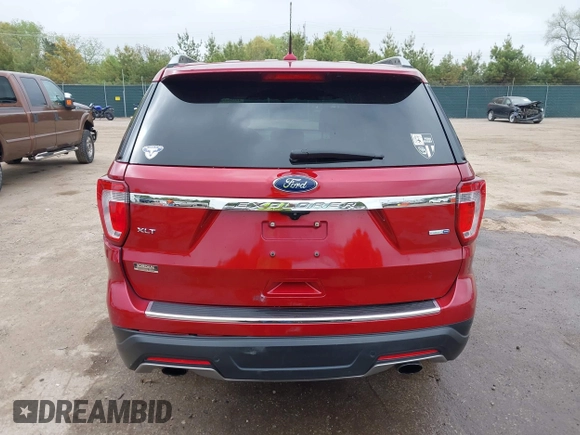 2018 Ford Explorer XLT z VIN 1FM5K8DH8JGA13677, wystawiony jako IAAI lot #42259550 z przebiegiem 71 257 mil mil oraz . Historia ofert i sprzedaży dostępna na DreamBid. Obrazek 16.