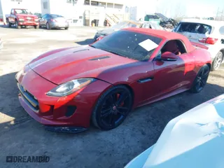 2015 Jaguar F-TYPE V8 S with VIN SAJWA6GL7FMK19230, listed as a IAAI auction lot 41418454 with 61,429 mi miles. Bid and sale history available at carsss.com. Image 20.