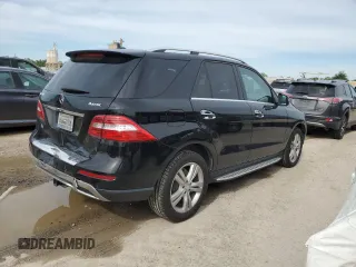 2014 Mercedes-Benz M 350 with VIN 4JGDA5HB2EA330804, listed as a Copart auction lot 52989925 with 127,003 mi miles and Salvage title. Bid and sale history available at DreamBid. Image 3.