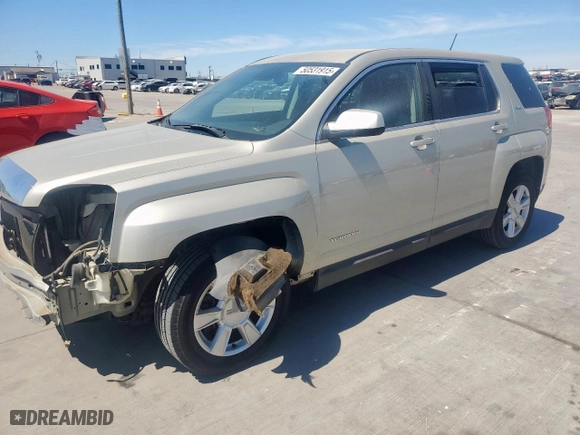 2013 GMC Terrain SLE with VIN 2GKALMEK1D6168891, listed as a Copart auction lot 50531915 with 121,852 mi miles and Clean Title. Bid and sale history available at carsss.com. Image 1.