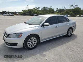 2012 Volkswagen Passat S with VIN 1VWAP7A37CC033613, listed as a Copart auction lot 63634505 with 398,735 mi miles and Salvage title. Bid and sale history available at DreamBid. Image 1.