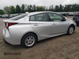 2020 Toyota Prius LE with VIN JTDL9RFU3L3017587, listed as a Copart auction lot 55431755 with 61,507 mi miles and Salvage Title. Bid and sale history available at DreamBid. Image 3.