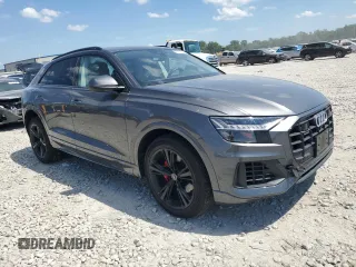 2021 Audi Q8 Premium Plus with VIN WA1BVAF10MD034366, listed as a Copart auction lot 59676554 with 50,640 mi miles and Salvage Title. Bid and sale history available at carsss.com. Image 4.