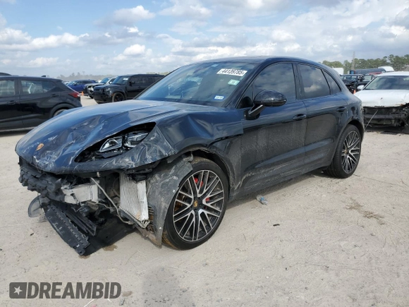 2023 Porsche Macan S z VIN WP1AG2A58PLB41105, wystawiony jako Copart lot #44139785 z przebiegiem 24 677 mil mil oraz Szkody całkowita. Historia ofert i sprzedaży dostępna na DreamBid. Obrazek 1.