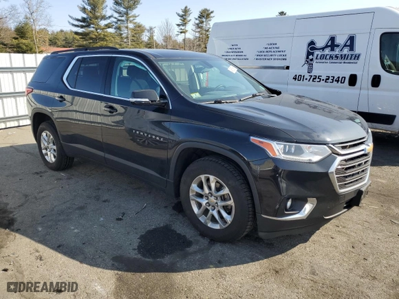 2020 Chevrolet Traverse LT Cloth with VIN 1GNEVGKW0LJ281837, listed as a Copart auction lot 48667695 with 90,864 mi miles and Salvage Title. Bid and sale history available at carsss.com. Image 4.