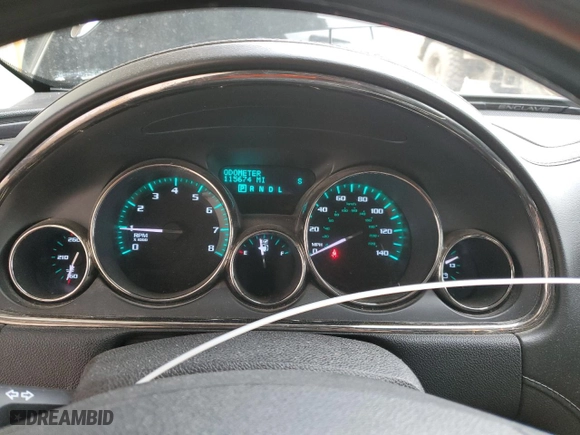 2016 Buick Enclave Leather with VIN 5GAKVBKD8GJ151082, listed as a Copart auction lot 47620225 with 115,674 mi miles and Salvage Title. Bid and sale history available at carsss.com. Image 9.