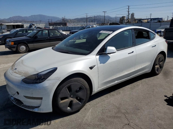 2023 Tesla Model 3 с VIN 5YJ3E1EA0PF475732, выставлен на аукционе Copart как лот 46146445 с пробегом 12 649 миль миль и Списание • Salvage title. История ставок и продаж доступна на DreamBid. Изображение 1.