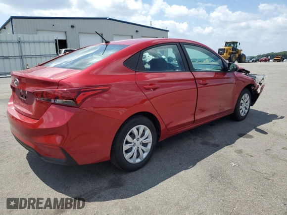 2021 Hyundai Accent SE with VIN 3KPC24A66ME143954, listed as a Copart auction lot 61819343 with 41,535 mi miles. Bid and sale history available at carsss.com. Image 3.