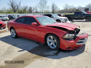 2012 Dodge Charger SXT with VIN 2C3CDXHG8CH136053, listed as a Copart auction lot 51967325 with 127,218 mi miles and Salvage Title. Bid and sale history available at DreamBid. Image 4.